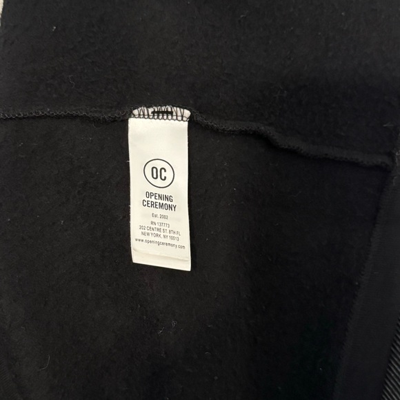 ⚫️⚪️ Opening Ceremony Unisex Cut Off Boxy Logo Sweater - Picture 8 of 9